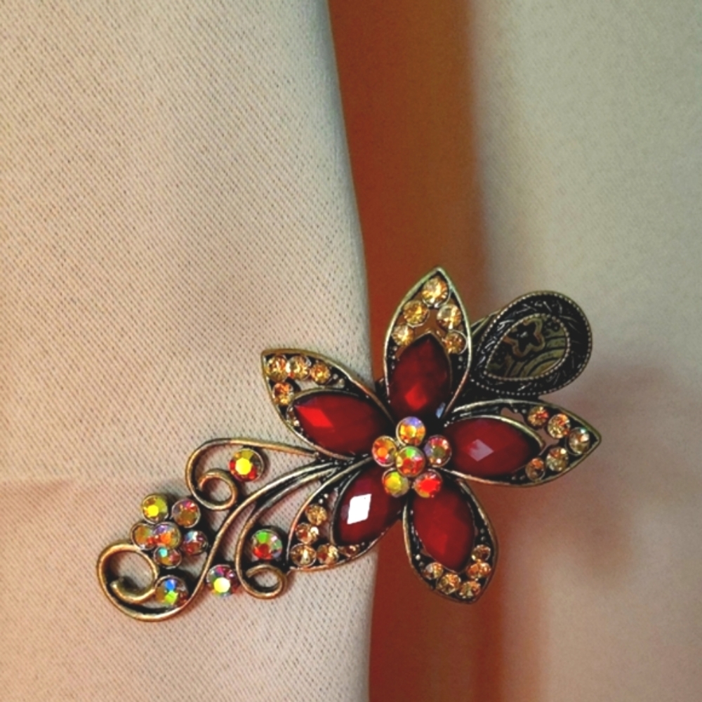 Gemstone Jewelry Or Hair Clip